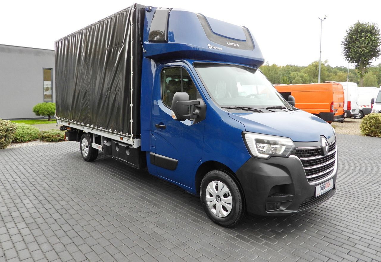 RENAULT MASTER TARPAULIN LIFT 8 PALLETS WEBASTO CRUISE CONTROL LED LIGHTS AIR CONDITIONING 165HP - Curtain side van: picture 4 RENAULT MASTER TARPAULIN LIFT 8 PALLETS WEBASTO CRUISE CONTROL LED LIGHTS AIR CONDITIONING 165HP - Curtain side van: picture 4