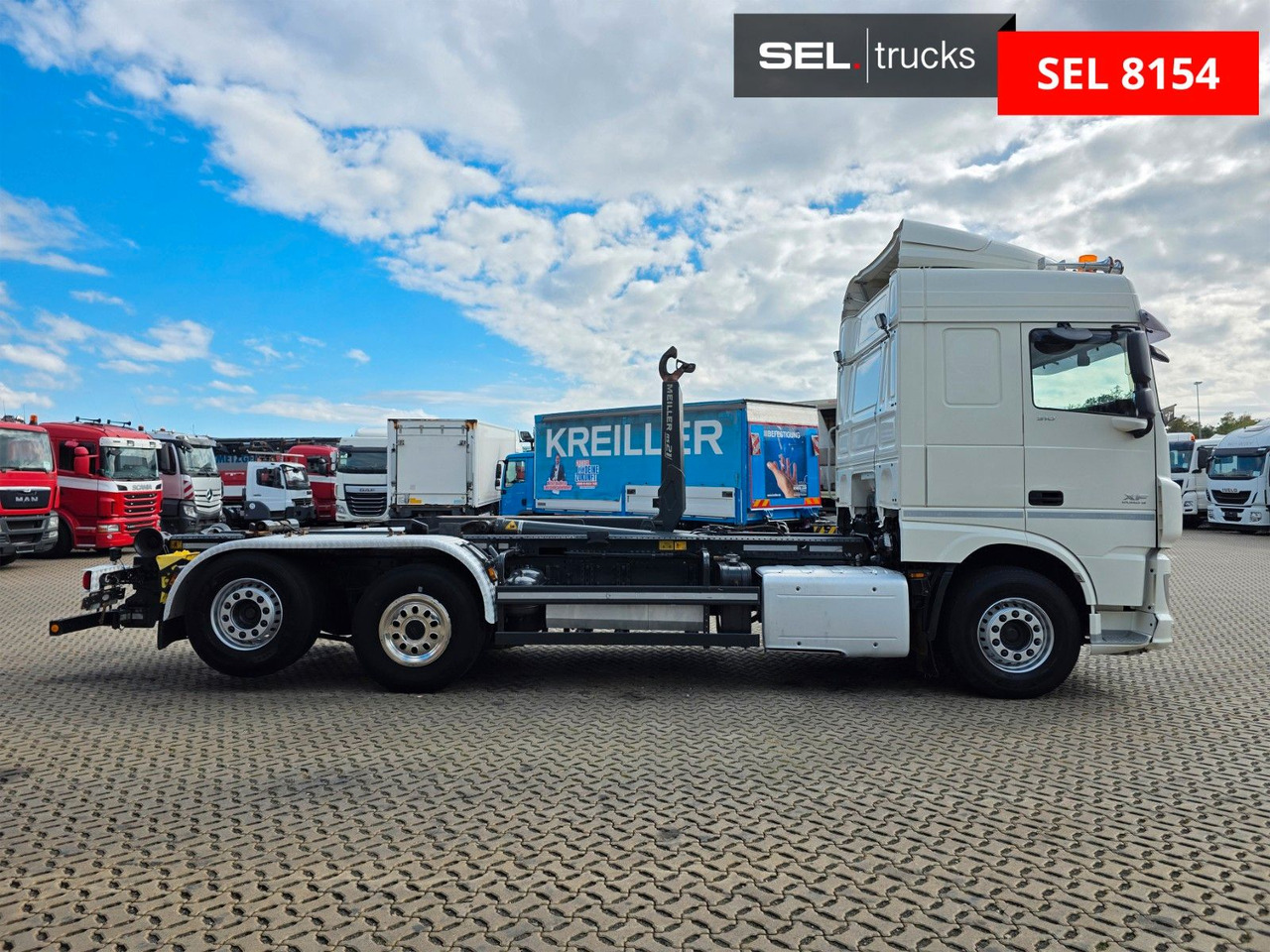 DAF XF 510 FAN / ZF Intarder / Lenk-Liftachse - Hook lift truck: picture 4 DAF XF 510 FAN / ZF Intarder / Lenk-Liftachse - Hook lift truck: picture 4