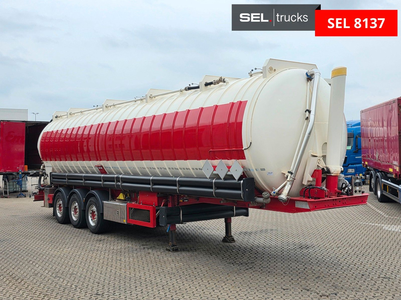 Feldbinder KIP 60.3 / Saug Druck / 60.000 l / ADR AT - Silo semi-trailer: picture 3 Feldbinder KIP 60.3 / Saug Druck / 60.000 l / ADR AT - Silo semi-trailer: picture 3