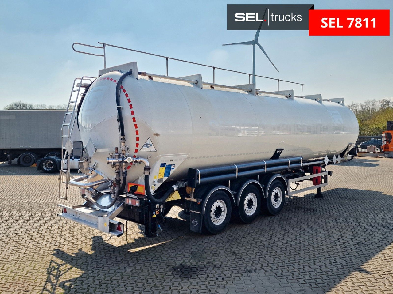 Feldbinder KIP 60/7300/A/2 / 60.000 l / Kippsilo - Silo semi-trailer: picture 5 Feldbinder KIP 60/7300/A/2 / 60.000 l / Kippsilo - Silo semi-trailer: picture 5