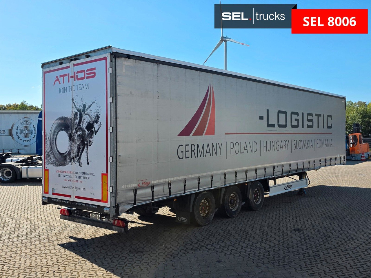 Fliegl SDS01 / Hubdach / EDSCHA / Mega / Liftachse - Curtainsider semi-trailer: picture 5 Fliegl SDS01 / Hubdach / EDSCHA / Mega / Liftachse - Curtainsider semi-trailer: picture 5