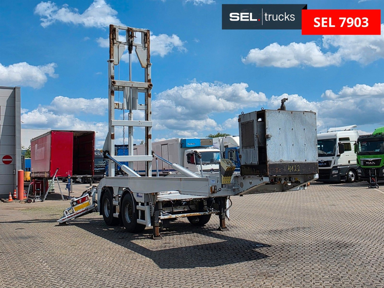 Hüffermann HSF 35.06L / Silosteller / Liftachse - Tipper semi-trailer: picture 3 Hüffermann HSF 35.06L / Silosteller / Liftachse - Tipper semi-trailer: picture 3