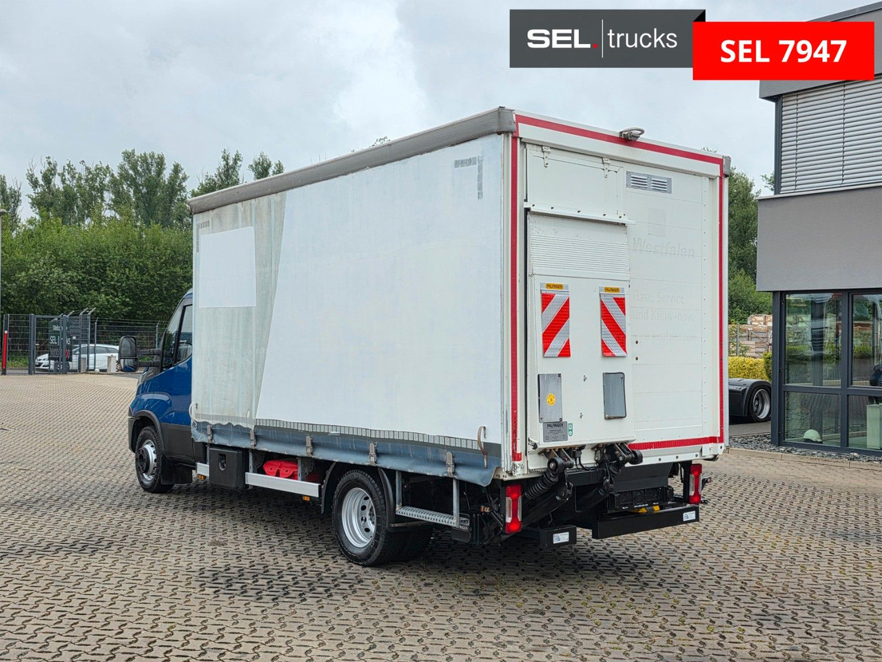 Curtain side van Iveco Daily 70C18 Hi-Matic / Ladebordwand / 3 Sitzen: picture 7
