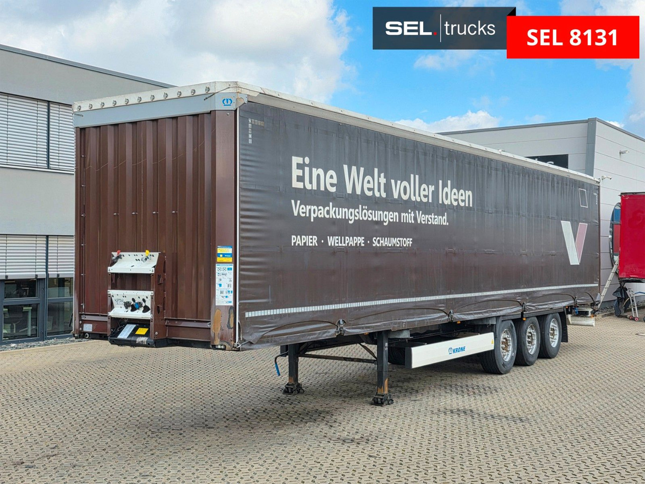 Krone SD / EDSCHA / Liftachse - Curtainsider semi-trailer: picture 1 Krone SD / EDSCHA / Liftachse - Curtainsider semi-trailer: picture 1