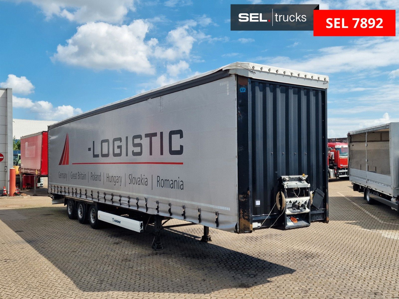 Krone SD / Hubdach / EDSCHA / Mega / Liftachse - Curtainsider semi-trailer: picture 3 Krone SD / Hubdach / EDSCHA / Mega / Liftachse - Curtainsider semi-trailer: picture 3