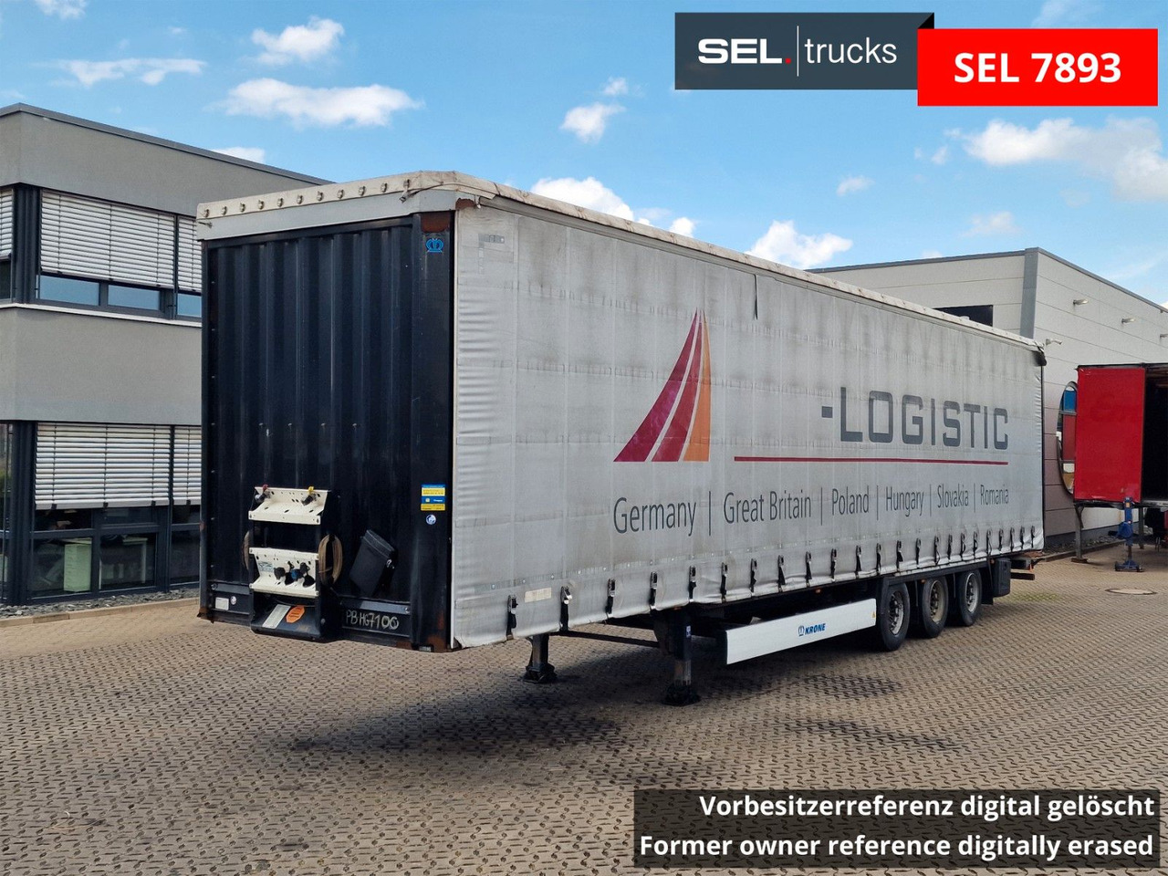 Krone SD / Hubdach / EDSCHA / Mega / Liftachse - Curtainsider semi-trailer: picture 1 Krone SD / Hubdach / EDSCHA / Mega / Liftachse - Curtainsider semi-trailer: picture 1