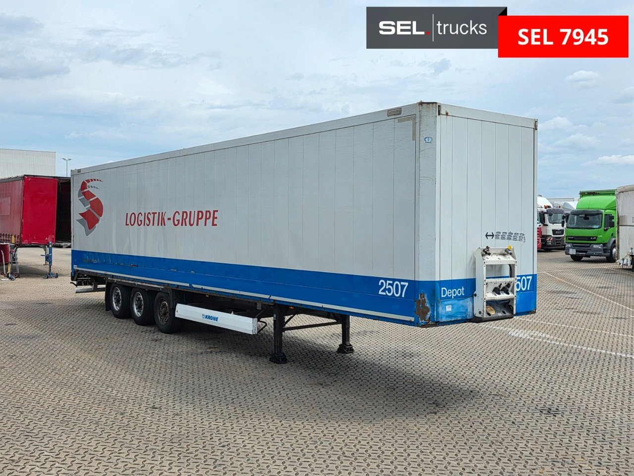 Krone SD / Textil / Liftachse - Closed box semi-trailer: picture 3 Krone SD / Textil / Liftachse - Closed box semi-trailer: picture 3