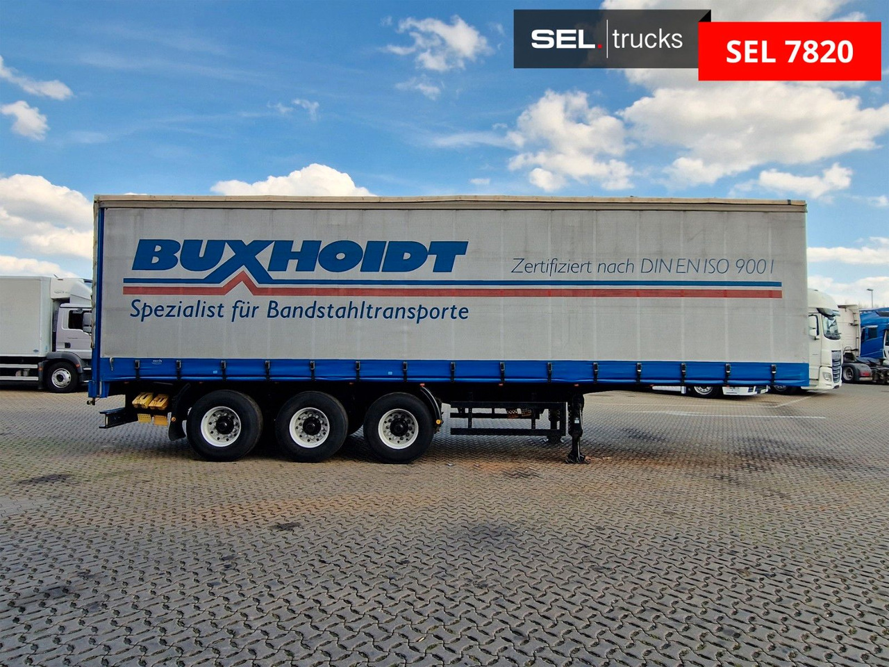 Schmidt Hagen SPC/39/E/10,5 / Coilmulde / Lenk-Liftachse - Curtainsider semi-trailer: picture 5 Schmidt Hagen SPC/39/E/10,5 / Coilmulde / Lenk-Liftachse - Curtainsider semi-trailer: picture 5
