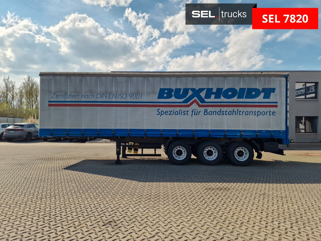 Schmidt Hagen SPC/39/E/10,5 / Coilmulde / Lenk-Liftachse - Curtainsider semi-trailer: picture 1 Schmidt Hagen SPC/39/E/10,5 / Coilmulde / Lenk-Liftachse - Curtainsider semi-trailer: picture 1