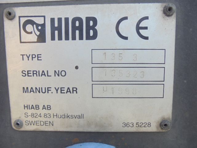 Hiab 135/3 - Dropside/ Flatbed truck, Crane truck: picture 4 Hiab 135/3 - Dropside/ Flatbed truck, Crane truck: picture 4