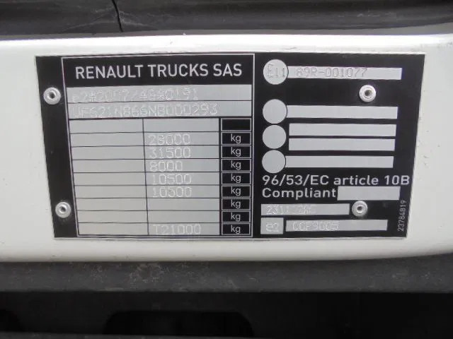 New Dropside/ Flatbed truck, Crane truck Renault 320 6X4 + FASSI F245 DEMO UNUSED: picture 18