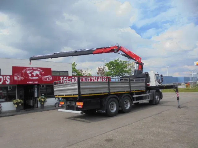 New Dropside/ Flatbed truck, Crane truck Renault 320 6X4 + FASSI F245 DEMO UNUSED: picture 6
