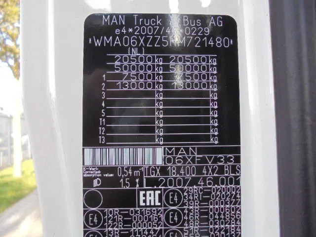 Tractor unit MAN TGX 18.400 XL: picture 19 Tractor unit MAN TGX 18.400 XL: picture 19