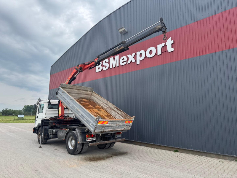 MAN 18.284 + Palfinger PK 9501 - Tipper, Crane truck: picture 2 MAN 18.284 + Palfinger PK 9501 - Tipper, Crane truck: picture 2