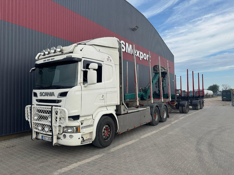 Scania R 730 + NARKO trailer - Timber truck, Crane truck: picture 1 Scania R 730 + NARKO trailer - Timber truck, Crane truck: picture 1