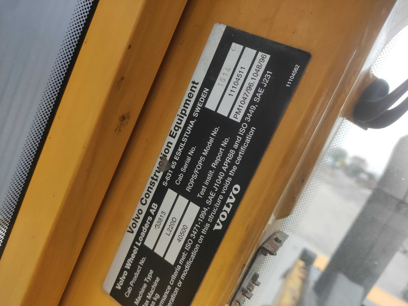 Wheel loader Volvo L220 wheel loader: picture 19