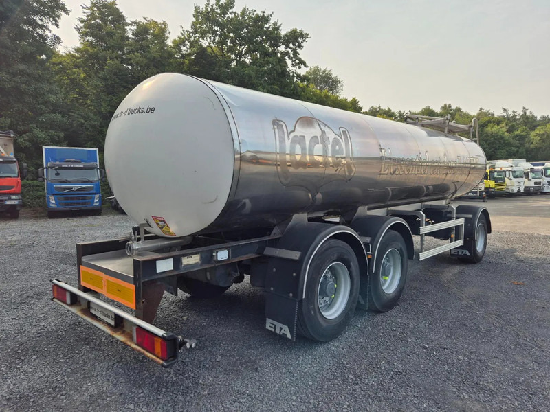 Tank trailer for transportation of milk ETA INSULATED INOX TANK 16500L - 1 COMP: picture 5