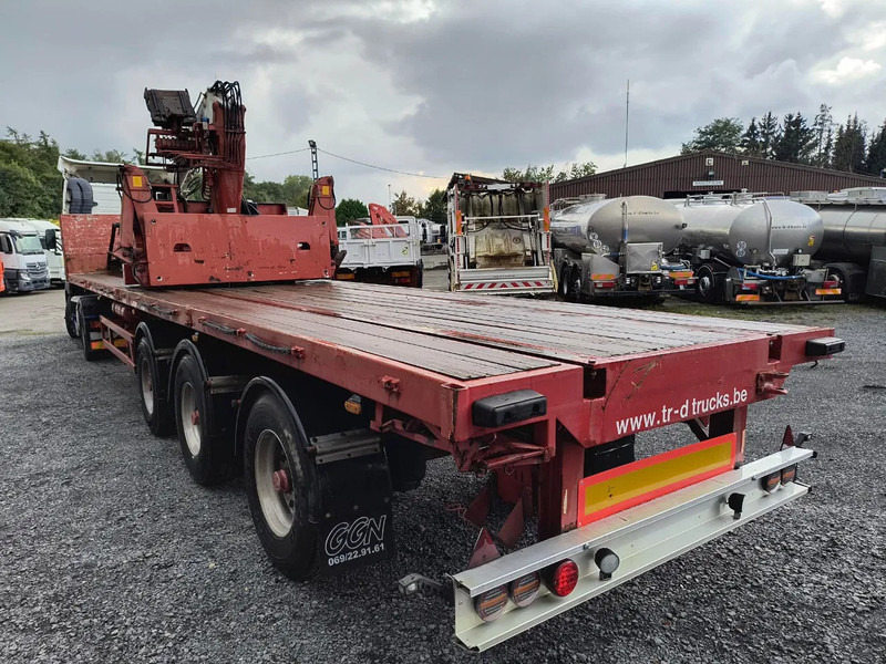 LAG 16000-R KENNIS CRANE - 2 STEERING AXLES - Dropside/ Flatbed semi-trailer: picture 3 LAG 16000-R KENNIS CRANE - 2 STEERING AXLES - Dropside/ Flatbed semi-trailer: picture 3