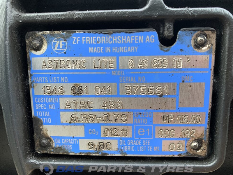 DAF LF Euro 6 - Gearbox for Truck: picture 5 DAF LF Euro 6 - Gearbox for Truck: picture 5