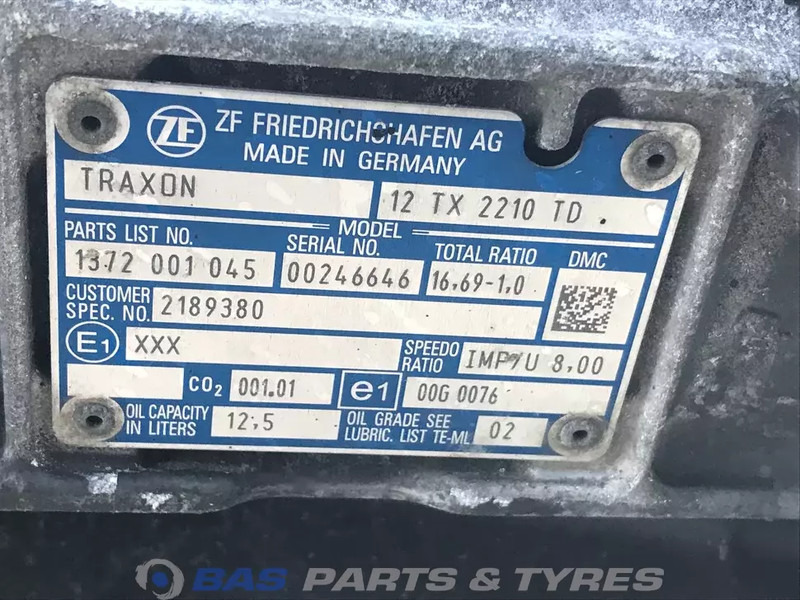 DAF XF G2 DAF 12TX2210 TD TraXon Versnellingsbak 2185317 - Gearbox for Truck: picture 5 DAF XF G2 DAF 12TX2210 TD TraXon Versnellingsbak 2185317 - Gearbox for Truck: picture 5