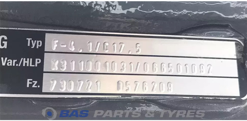Mercedes-Benz Mercedes F-4.1/C17.5 Vooras A 972 331 12 01 - Front axle for Truck: picture 4 Mercedes-Benz Mercedes F-4.1/C17.5 Vooras A 972 331 12 01 - Front axle for Truck: picture 4