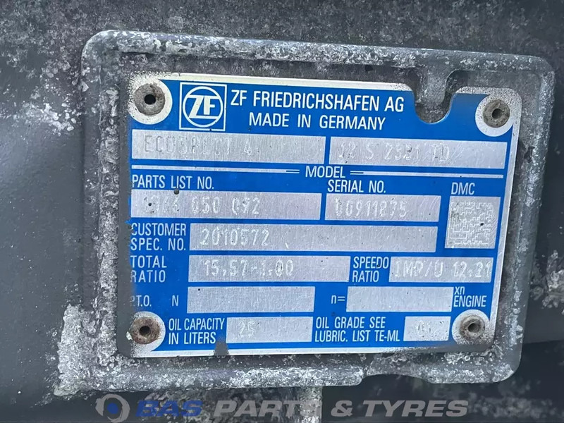 ZF XF106 DAF 12S2331 TD Ecosplit Versnellingsbak 2027730 - Gearbox for Truck: picture 5 ZF XF106 DAF 12S2331 TD Ecosplit Versnellingsbak 2027730 - Gearbox for Truck: picture 5