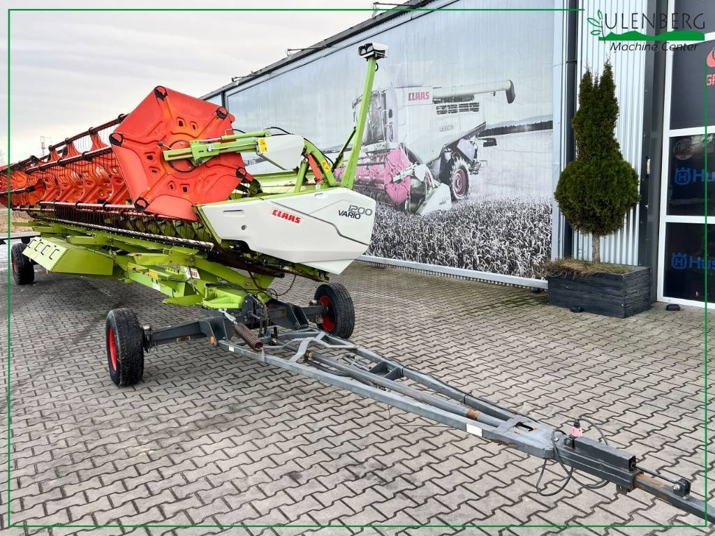Claas Vario 1200 + wózek transportowy - Harvester attachment: picture 4 Claas Vario 1200 + wózek transportowy - Harvester attachment: picture 4
