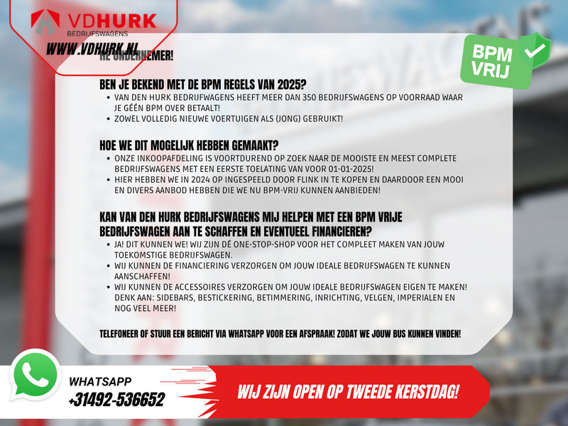 Lease a Ford E-Transit Custom 320 Trend 65 kWh 330 km WLTP LED/ Snellader/ 2.3t Trekverm./ Stoelverw./ Carplay/ Climate/ Camera/ PDC/ Cruise Ford E-Transit Custom 320 Trend 65 kWh 330 km WLTP LED/ Snellader/ 2.3t Trekverm./ Stoelverw./ Carplay/ Climate/ Camera/ PDC/ Cruise: picture 12