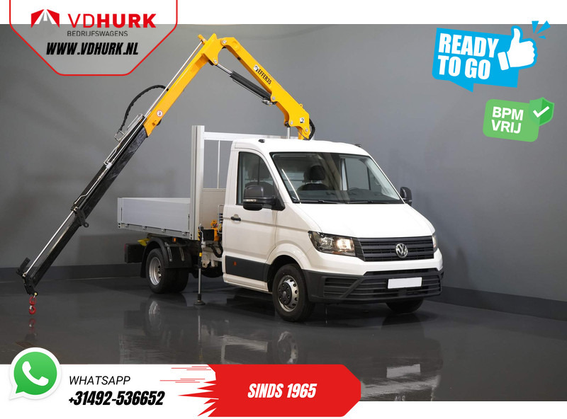 Volkswagen Crafter 50 165 pk Effer 352S Kraan/ Crane/ Kran/ Autokran/ PTO/ Open laadbak/ Dubbel Lucht - Van: picture 1 Volkswagen Crafter 50 165 pk Effer 352S Kraan/ Crane/ Kran/ Autokran/ PTO/ Open laadbak/ Dubbel Lucht - Van: picture 1
