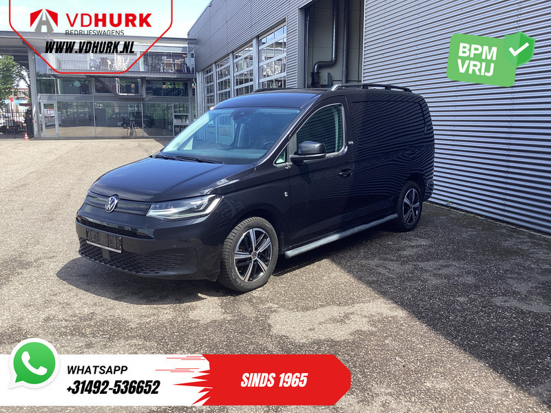 Small van Volkswagen Caddy Cargo Maxi 2.0 TDI 125 pk DSG Aut. Black Edition BPM VRIJ! LED/ Adapt.Cruise/ Leder/ Standkachel/ Stoelverw./ Navi/ Carplay/ Camera/ PDC/ L: picture 9