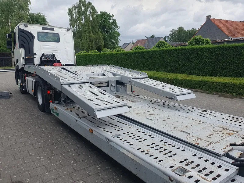 Autotransporter semi-trailer VS MONT VSAT02  -Belgische Trailer - Truck transporter: picture 7