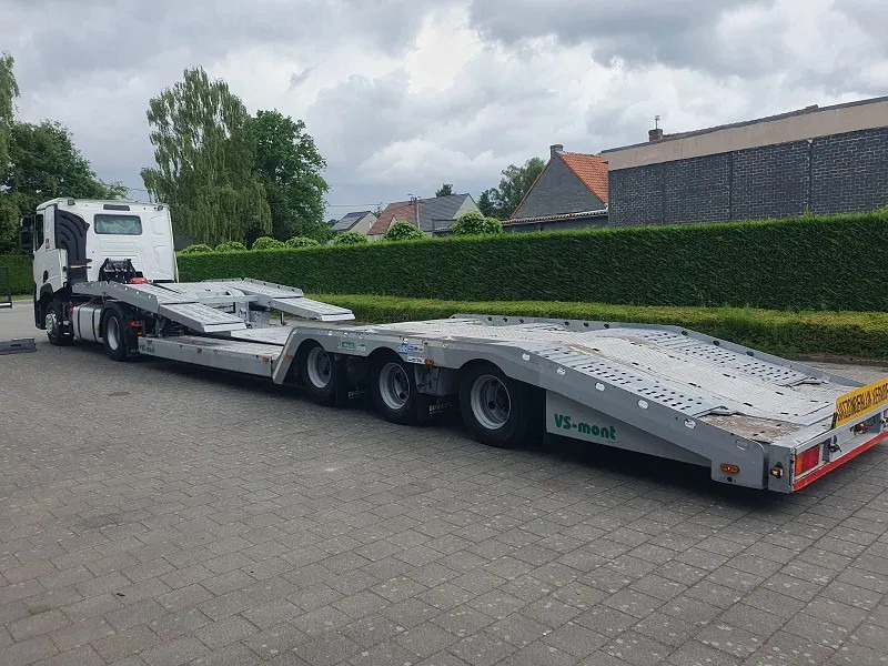 VS MONT VSAT02 -Belgische Trailer - Truck transporter - Autotransporter semi-trailer: picture 1 VS MONT VSAT02 -Belgische Trailer - Truck transporter - Autotransporter semi-trailer: picture 1
