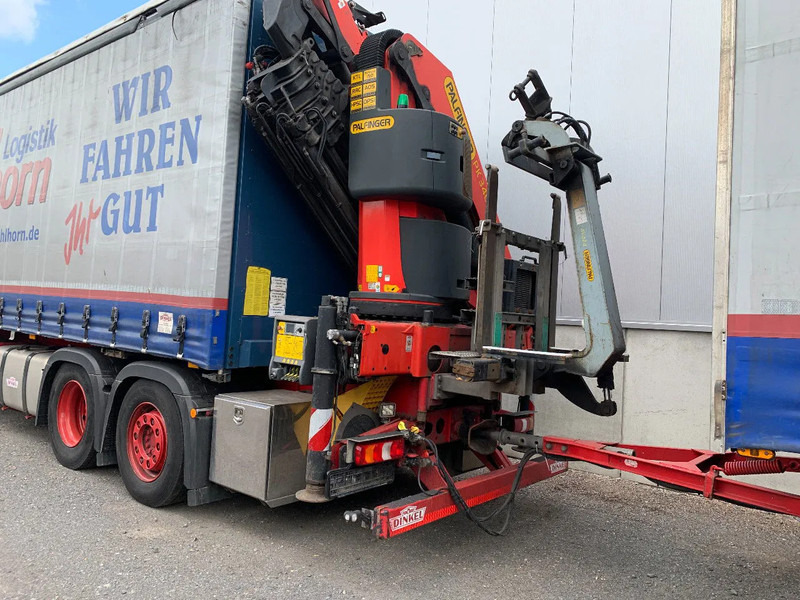 Curtainsider truck, Crane truck Mercedes-Benz Actros 2548 6X2 + Aanhanger*Palfinger crane*Cruise control*Airco*: picture 19