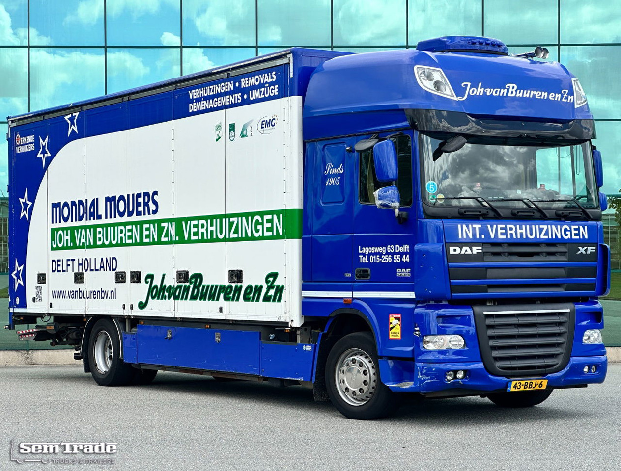 Box truck DAF XF 105.410 SSC Euro 5 Only 408.000 KM Full AIR Tail Lift Side Doors TOP Condition Holland Truck: picture 7