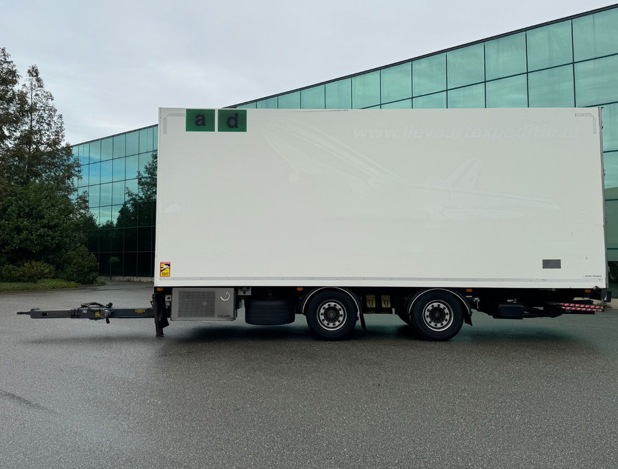 DRACO MZS 218 Wipkar 750 x 250 x 290 CM Inside Tail Lift 2021 TRS Iceland TOP Condition NL Trailertrailer - Refrigerator trailer: picture 2 DRACO MZS 218 Wipkar 750 x 250 x 290 CM Inside Tail Lift 2021 TRS Iceland TOP Condition NL Trailertrailer - Refrigerator trailer: picture 2