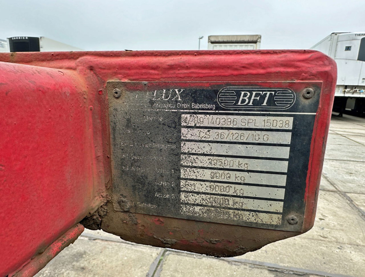 Container transporter/ Swap body semi-trailer Diversen 3 Axle Chassis BPW AxleS LIFTAxle TOP Condition NL Trailer: picture 13