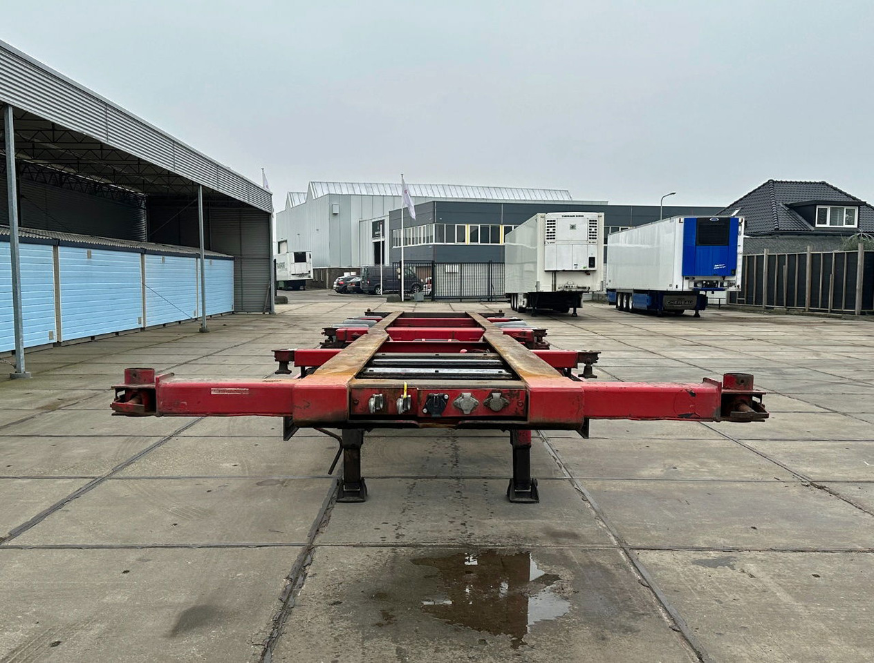 Container transporter/ Swap body semi-trailer Diversen 3 Axle Chassis BPW AxleS LIFTAxle TOP Condition NL Trailer: picture 6