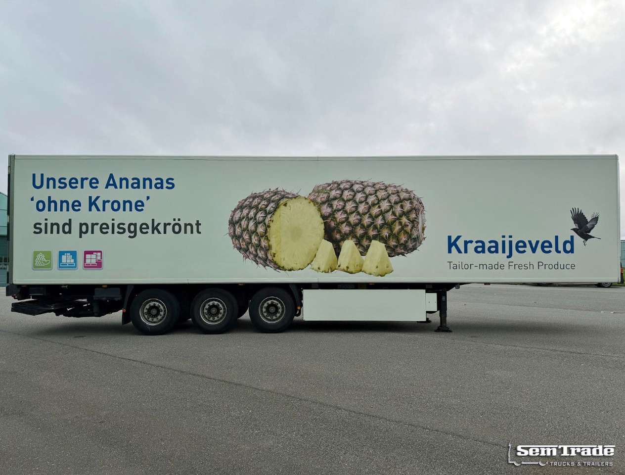 Krone SD Thermo King SLX 300 Tail Lift 2x Lift Axle TOP Condtion Holland-Trailer - Refrigerator semi-trailer: picture 5 Krone SD Thermo King SLX 300 Tail Lift 2x Lift Axle TOP Condtion Holland-Trailer - Refrigerator semi-trailer: picture 5
