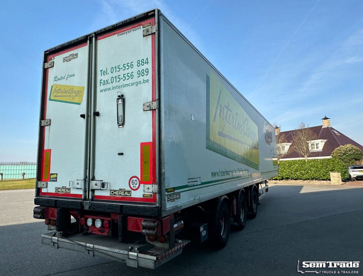 Renders Chereau Carrier Maxima 1300 Steering Axle Tail Lift Belgium Trailer - Refrigerator semi-trailer: picture 5 Renders Chereau Carrier Maxima 1300 Steering Axle Tail Lift Belgium Trailer - Refrigerator semi-trailer: picture 5