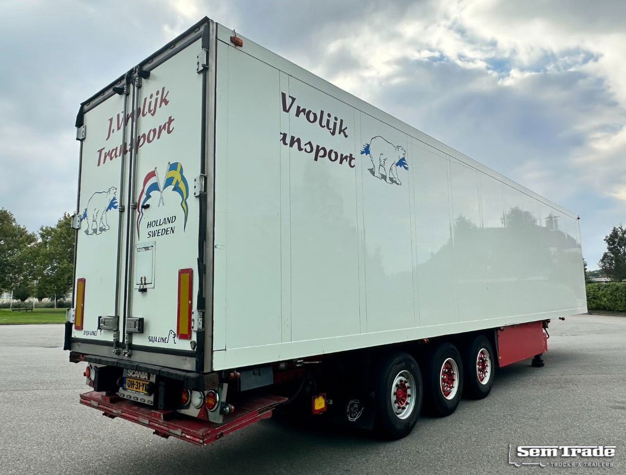 Schmitz Cargobull SKO 24 Carrier Maxima 1300 Flower Wide 2X Lift Axle - Refrigerator semi-trailer: picture 5 Schmitz Cargobull SKO 24 Carrier Maxima 1300 Flower Wide 2X Lift Axle - Refrigerator semi-trailer: picture 5