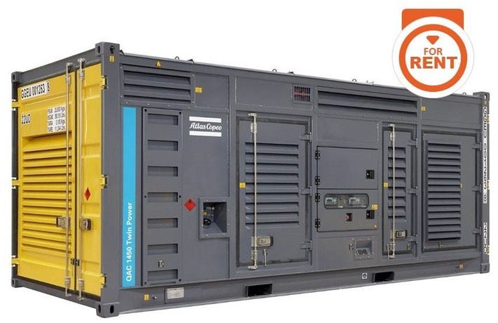 Atlas-Copco QAC 1450 Twin Power (RENTAL) - Generator set: picture 1 Atlas-Copco QAC 1450 Twin Power (RENTAL) - Generator set: picture 1