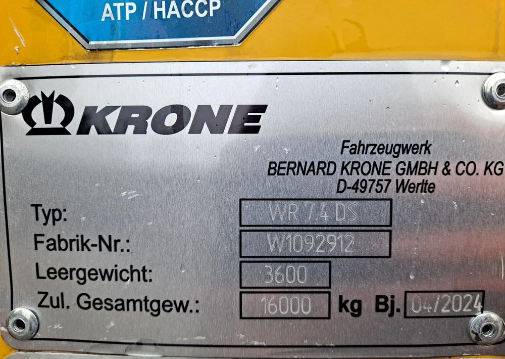 Swap body - box Krone Kontener Chłodnia BDF Izoterma NOWA: picture 6