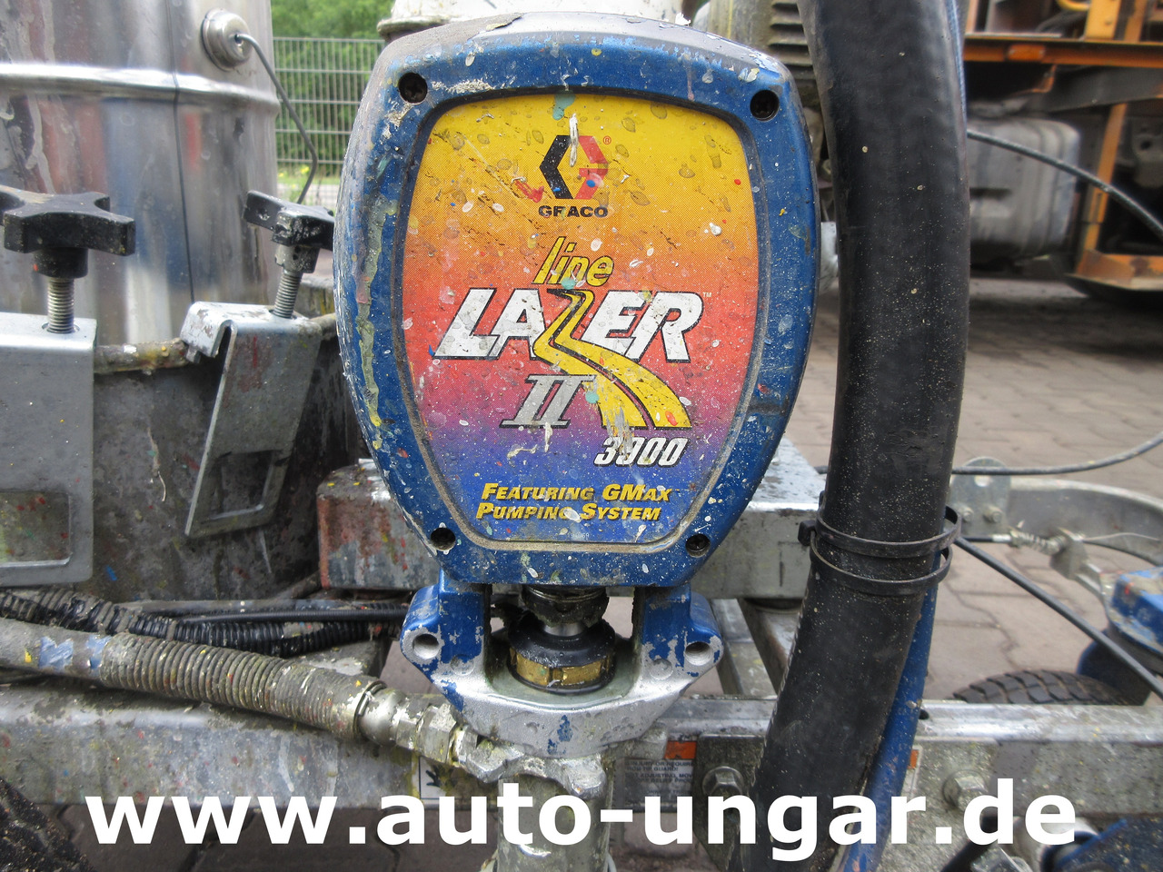 Graco LineLazer II 3900 Airless Roadmarking Machine Hofmann Markiermaschine - Asphalt machine: picture 4 Graco LineLazer II 3900 Airless Roadmarking Machine Hofmann Markiermaschine - Asphalt machine: picture 4