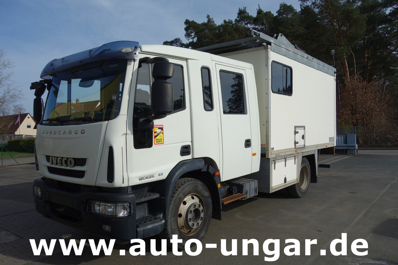 IVECO Eurocargo 120E225Doka Koffer mobile Werkstatt LBW Dachträger Wohnmobil Dif.-Sperre - Box truck: picture 1 IVECO Eurocargo 120E225Doka Koffer mobile Werkstatt LBW Dachträger Wohnmobil Dif.-Sperre - Box truck: picture 1