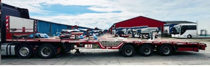 Bodex 53t/40t/28m teleskop ADR no ramp - Low loader semi-trailer: picture 2 Bodex 53t/40t/28m teleskop ADR no ramp - Low loader semi-trailer: picture 2