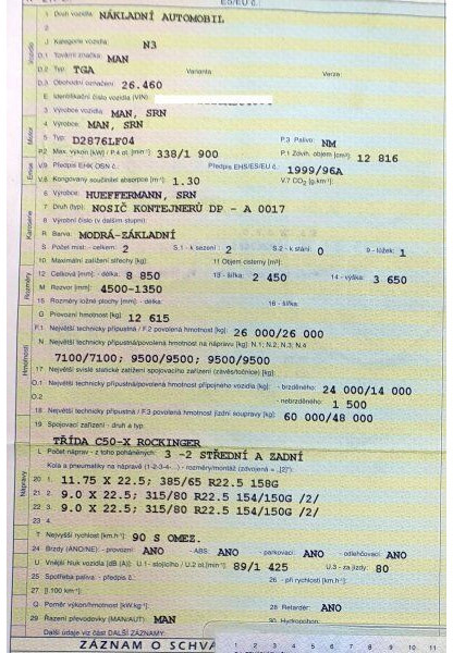 Hook lift truck MAN TGA 26.460: picture 7