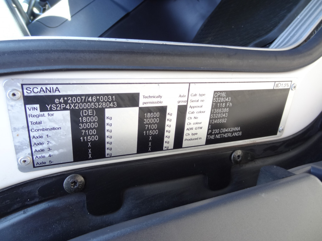 Scania P230 4X2 Kran Atlas 92.2 A2 - Dropside/ Flatbed truck, Crane truck: picture 4 Scania P230 4X2 Kran Atlas 92.2 A2 - Dropside/ Flatbed truck, Crane truck: picture 4