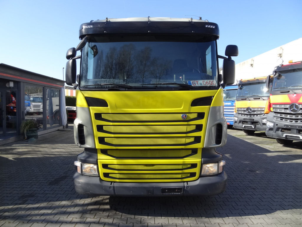 Dropside/ Flatbed truck, Crane truck Scania R440 6X2*4 Kran HMF 3000 bis 30 Meter: picture 11