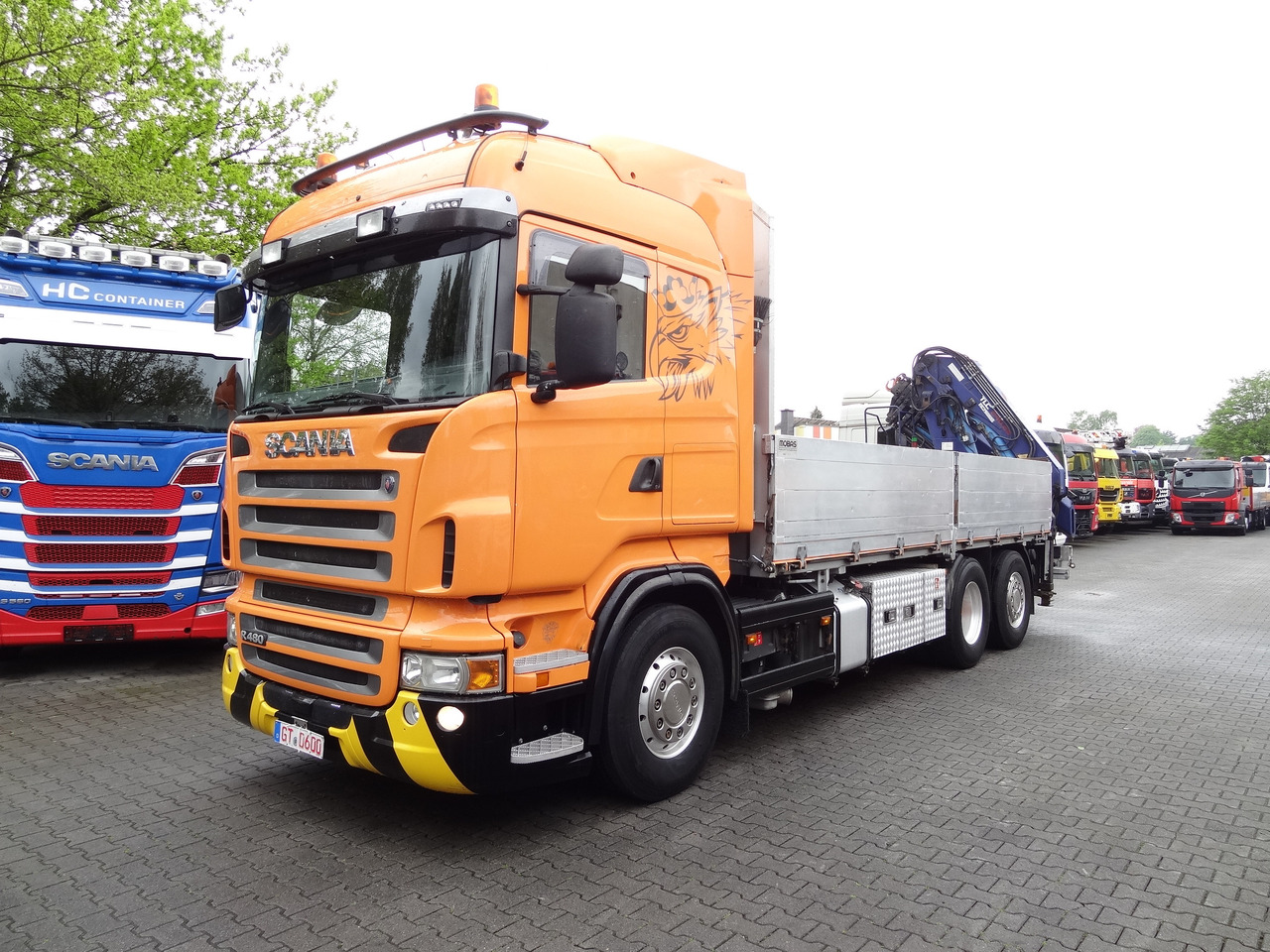 Scania R480 6X2*4 Kran Atlas 240 bis 20 Meter - Dropside/ Flatbed truck, Crane truck: picture 1 Scania R480 6X2*4 Kran Atlas 240 bis 20 Meter - Dropside/ Flatbed truck, Crane truck: picture 1