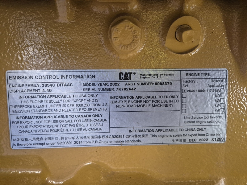 Caterpillar 3054C DITAAC Engine + Radiator - Engine for Industrial equipment: picture 2 Caterpillar 3054C DITAAC Engine + Radiator - Engine for Industrial equipment: picture 2